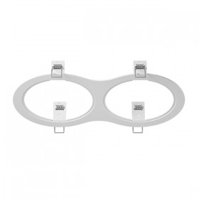 217926 Lightstar Рамка белая INTERO 111 DOUBLE ROUND