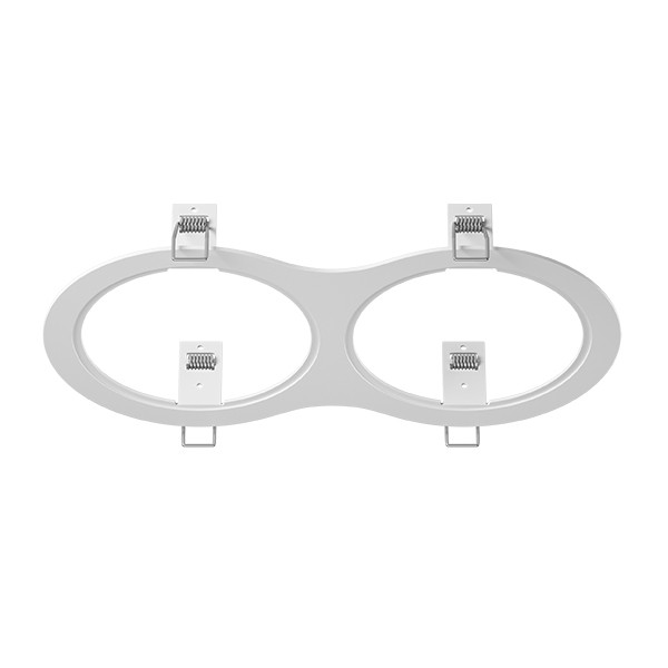 217926 Lightstar Рамка белая INTERO 111 DOUBLE ROUND