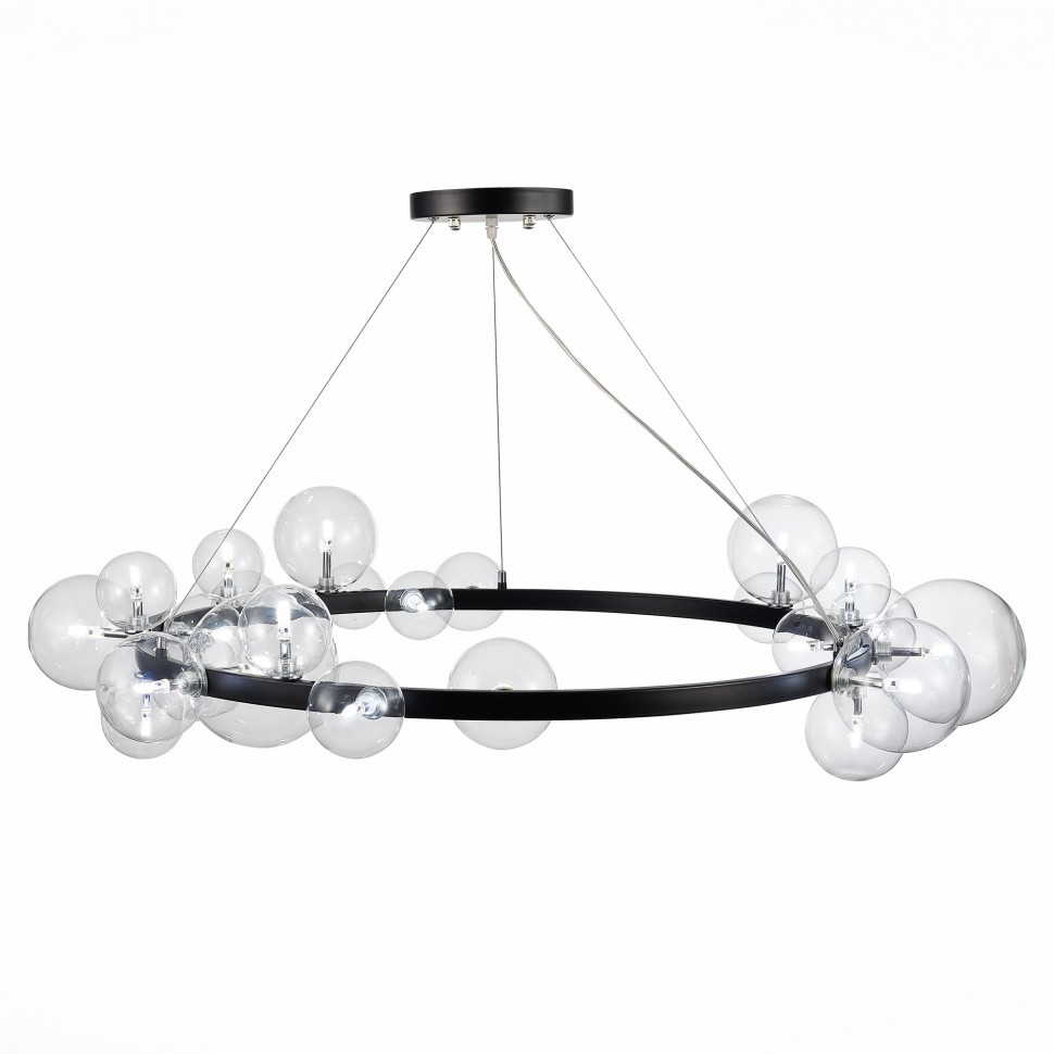 SL1165.403.24 ST-Luce подвесная люстра Necton, G4*24*3W, черная