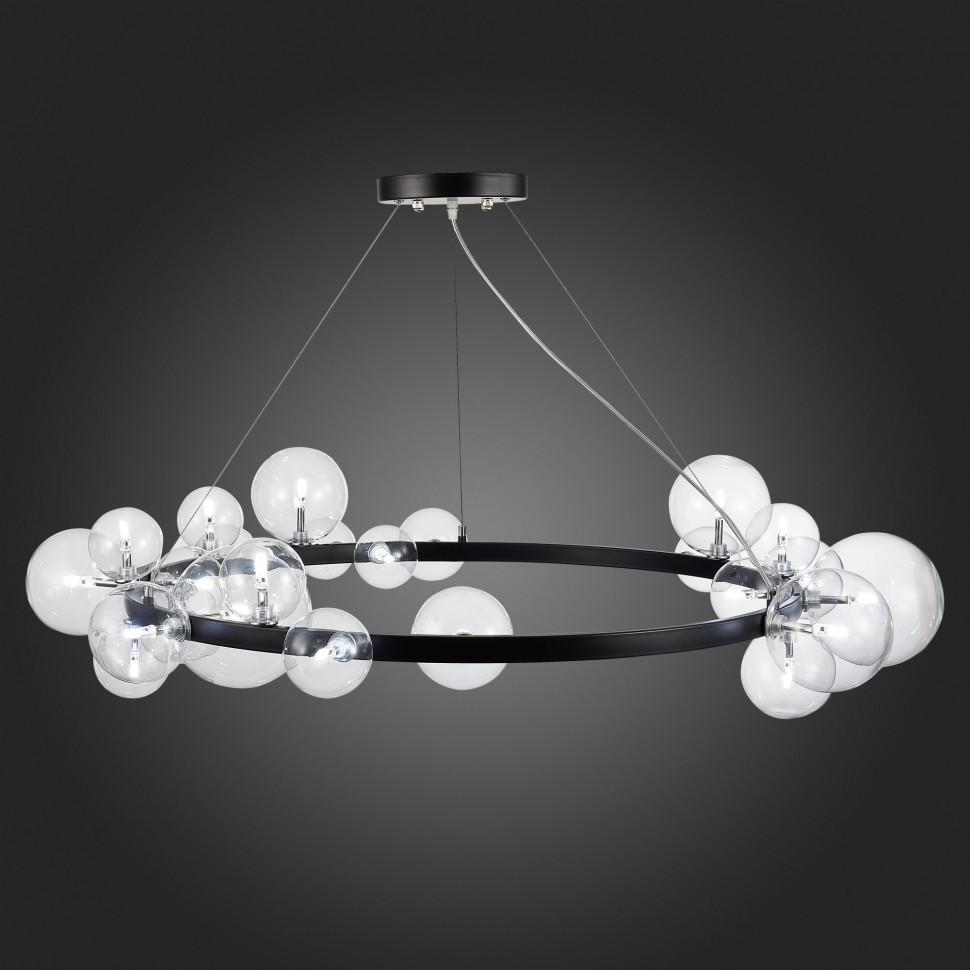 SL1165.403.24 ST-Luce подвесная люстра Necton, G4*24*3W, черная