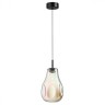 5098/4LB ODEON LIGHT подвесной светодиодный светильник VASO 4W, 4000K, 388Lm, черный, бензиновый, стекло, 13см диаметр