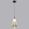 5098/4LB ODEON LIGHT подвесной светодиодный светильник VASO 4W, 4000K, 388Lm, черный, бензиновый, стекло, 13см диаметр