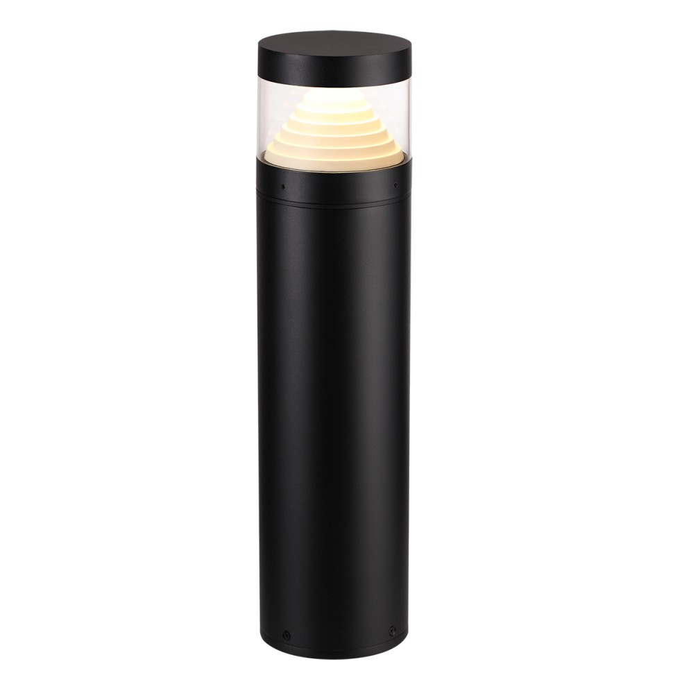 7140/20GL ODEON LIGHT NATURE Уличный светильник столб 60см HULK, черный/акрил/металл, IP65, LED 20W, 672Lm, 360°, 3000K
