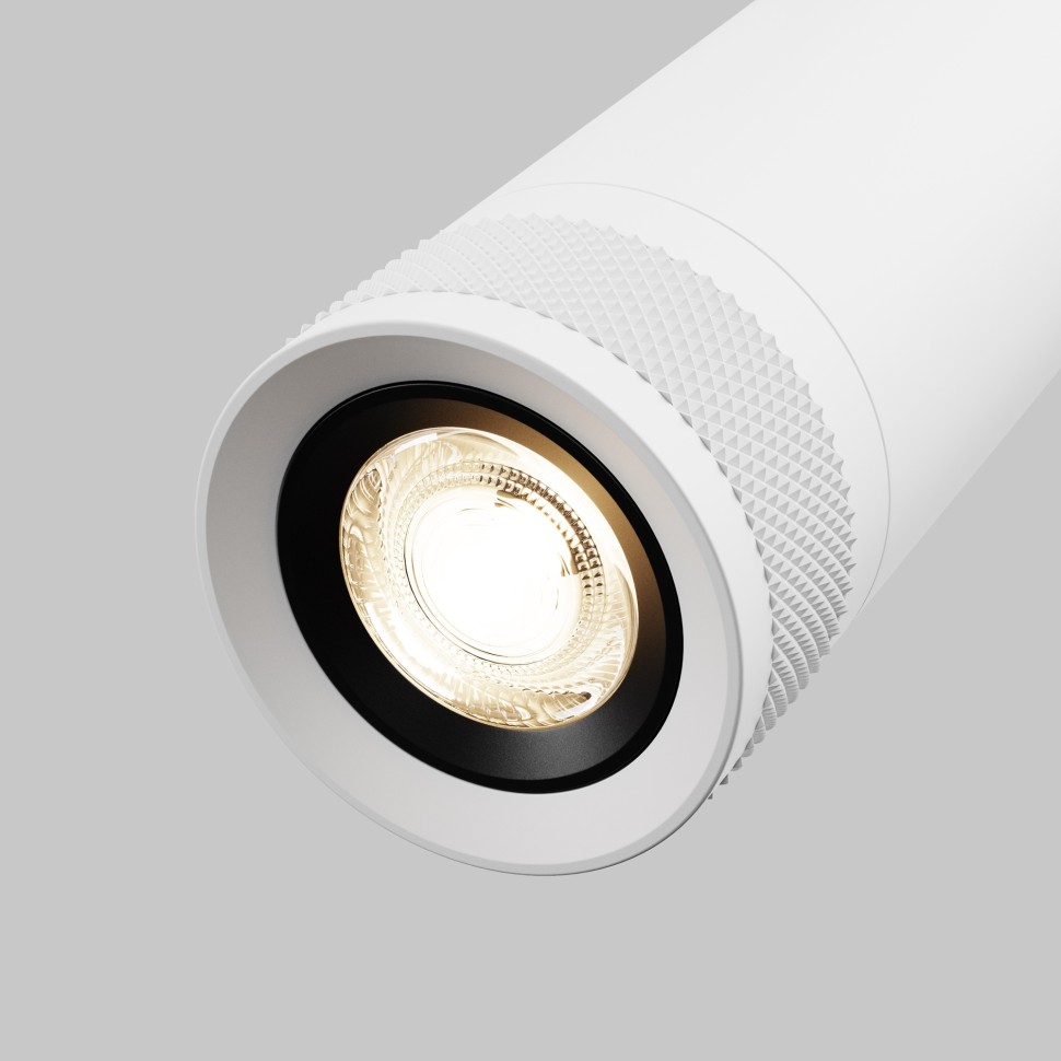 TR198-3-20W2.7K-Z-W Maytoni Technical Белый трековый LED трехфазный светильник Focus Zoom, 20W, 2700K, 220V
