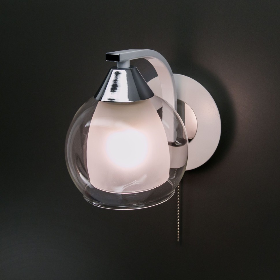 CL152310 Citilux Белое бра с выключателем Кристи