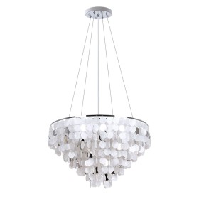 A4100LM-12CC Arte Lamp Подвесная люстра Pipirima, хром, перламутр, 80см диаметр, E14*12*40W