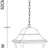 A1015SO-1BK Arte Lamp Уличный подвесной светильник Bremen 