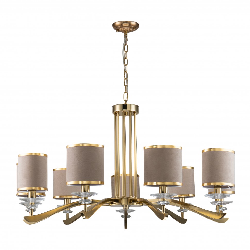 2689-9P FAVOURITE Rocca большая подвесная люстра Модерн 9хЕ14, 100см диаметр