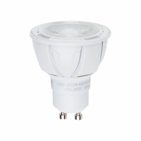 Лампочка светодиодная LED-JCDR 6W/NW/GU10/FR/DIM PLP01WH
