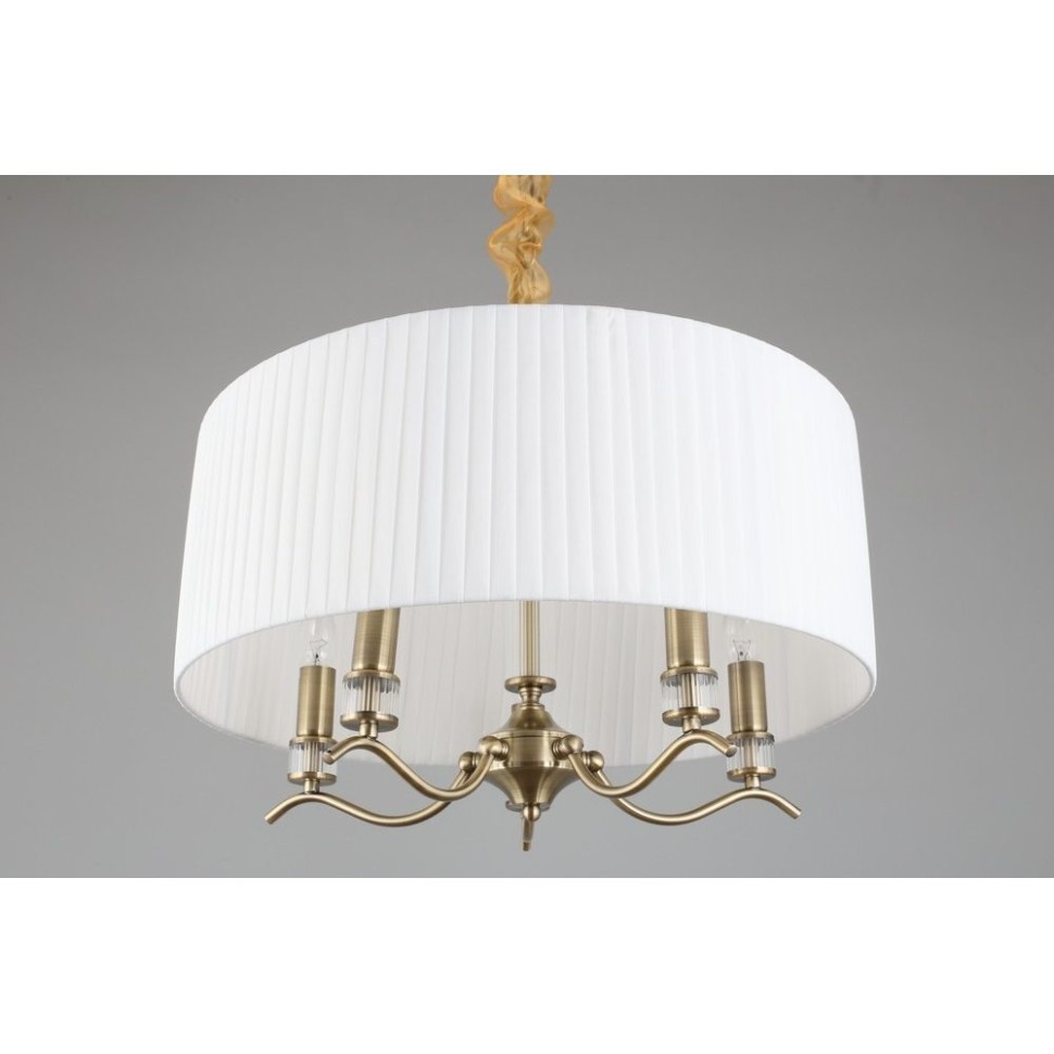 OML-57606-05 OMNILUX Molveno подвесной светильник с тканевым абажуром 54см диаметр