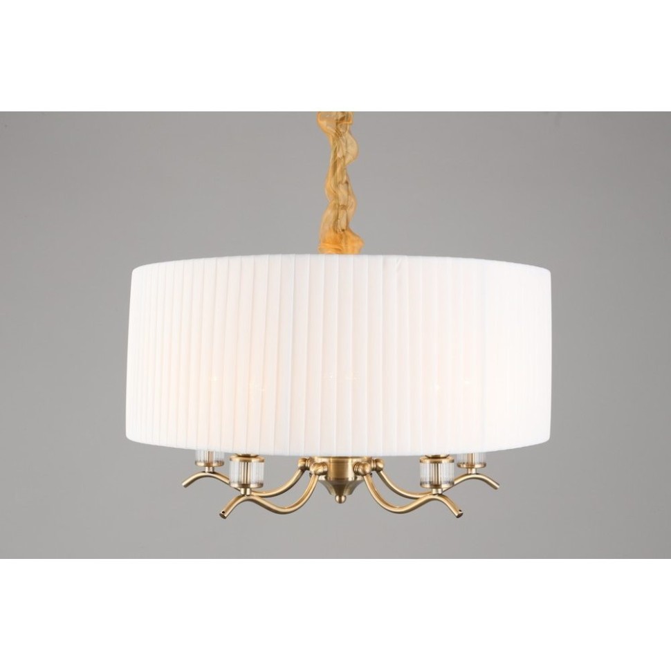 OML-57606-05 OMNILUX Molveno подвесной светильник с тканевым абажуром 54см диаметр