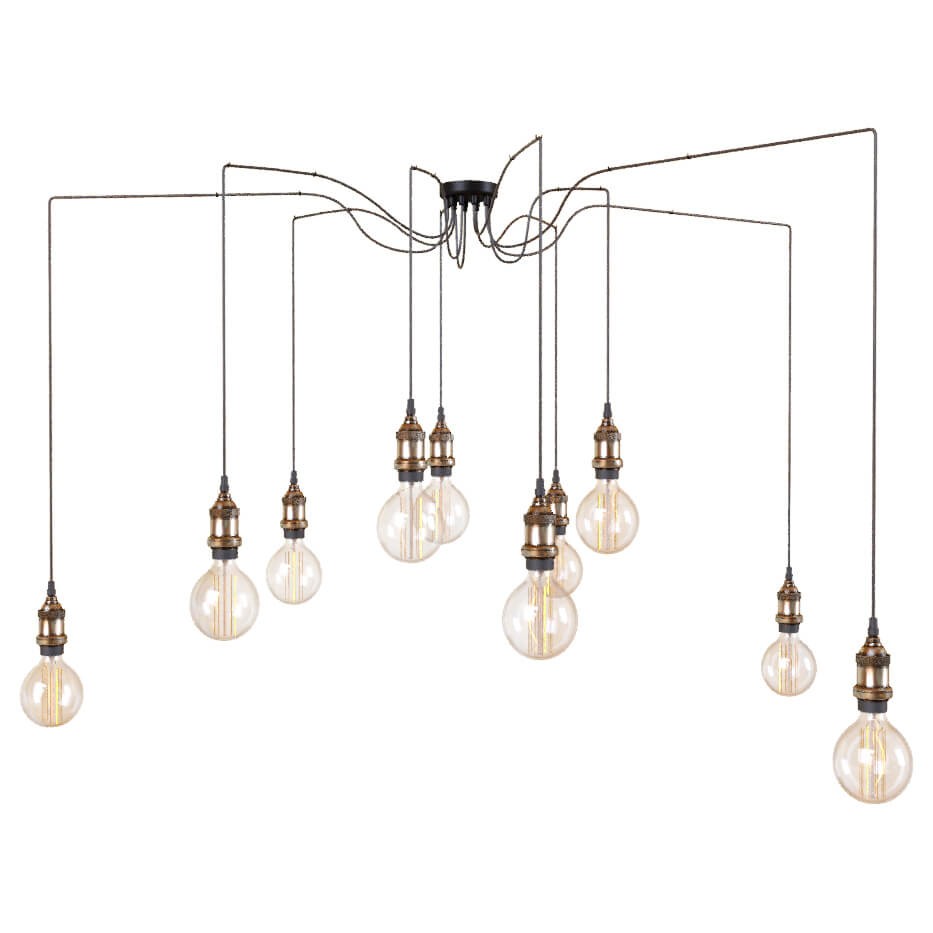 1162A/10 LOFT IT Светильник потолочный Паук