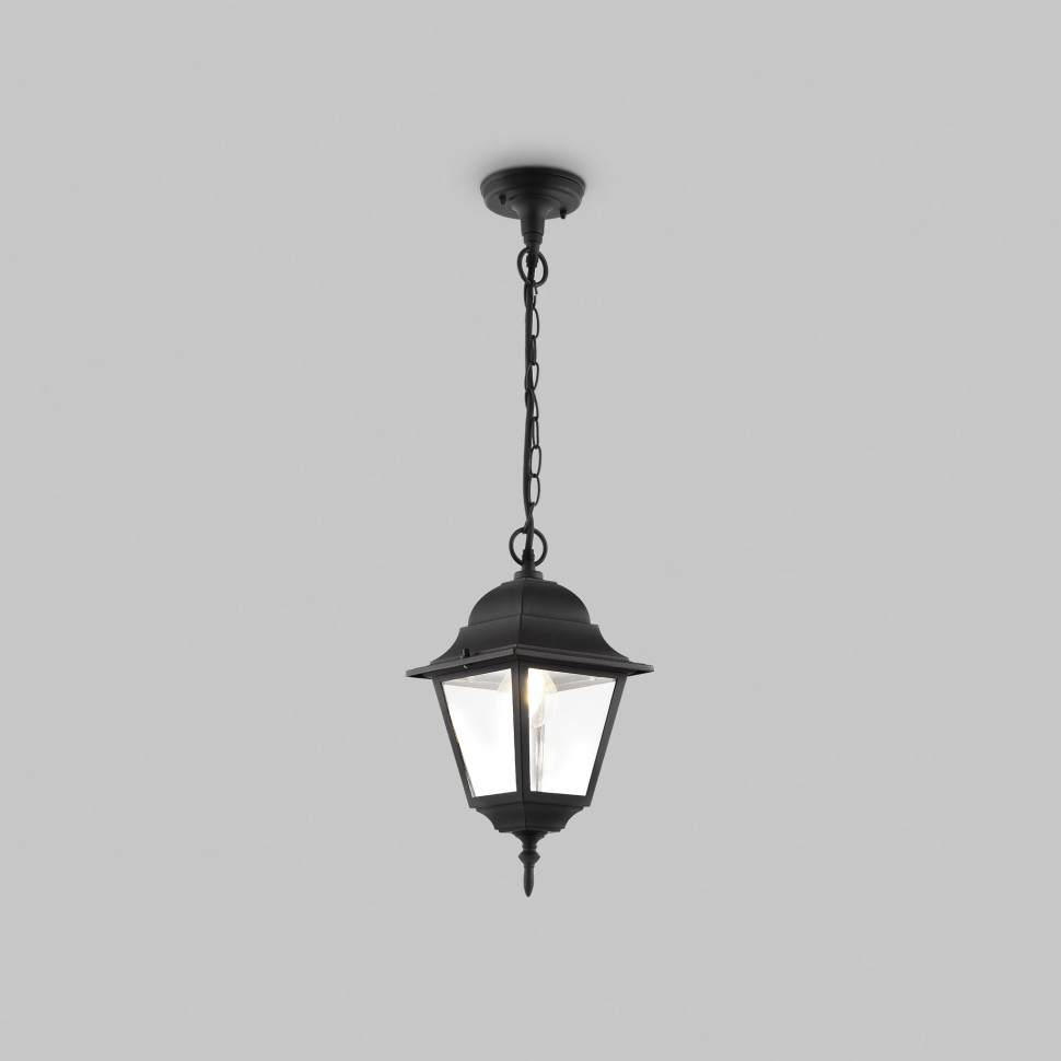 O003PL-01B Maytoni Abbey Road черный подвесной уличный светильник IP44, E27*1*60W