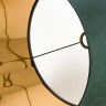 LSP-0667 LUSSOLE Levy торшер на треноге, зеленый абажур, черный