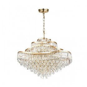 5073/25 Odeon Light подвесная люстра WAYTA, хрусталь, золото, E14*25*40W