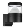 7140/20WL ODEON LIGHT NATURE Уличный настенный светильник HULK, черный/акрил/металл, IP54, LED 20W, 652Lm, 360°, 3000K