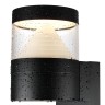 7140/20WL ODEON LIGHT NATURE Уличный настенный светильник HULK, черный/акрил/металл, IP54, LED 20W, 652Lm, 360°, 3000K