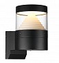 7140/20WL ODEON LIGHT NATURE Уличный настенный светильник HULK, черный/акрил/металл, IP54, LED 20W, 652Lm, 360°, 3000K