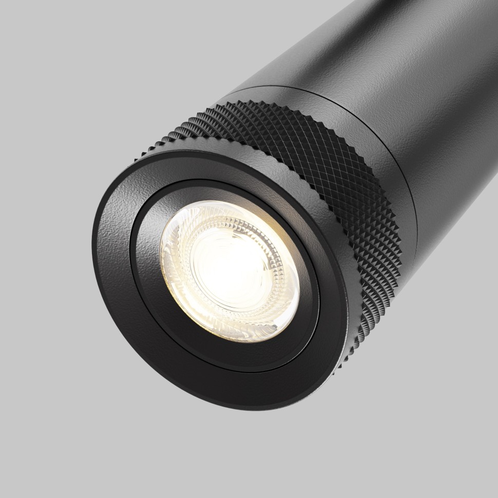 TR198-3-20W2.7K-Z-B Maytoni Technical Черный трековый LED трехфазный светильник Focus Zoom, 20W, 2700K, 220V