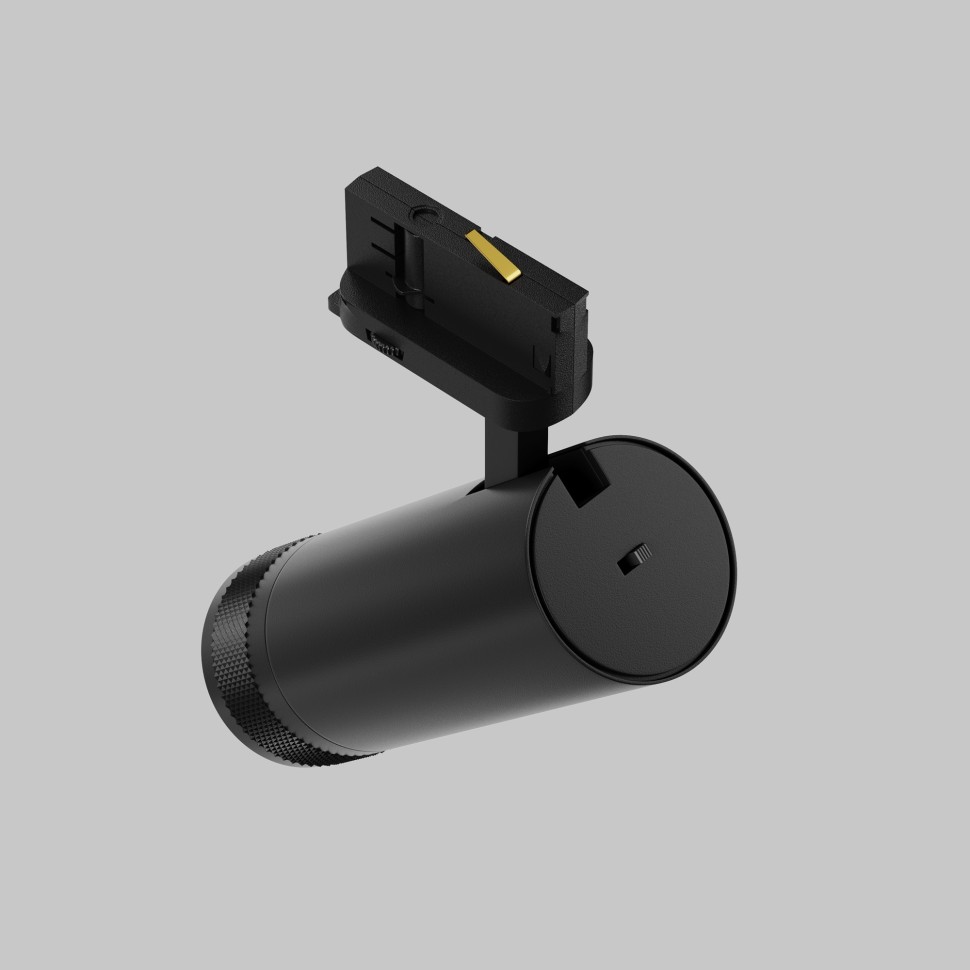 TR198-3-20W2.7K-Z-B Maytoni Technical Черный трековый LED трехфазный светильник Focus Zoom, 20W, 2700K, 220V