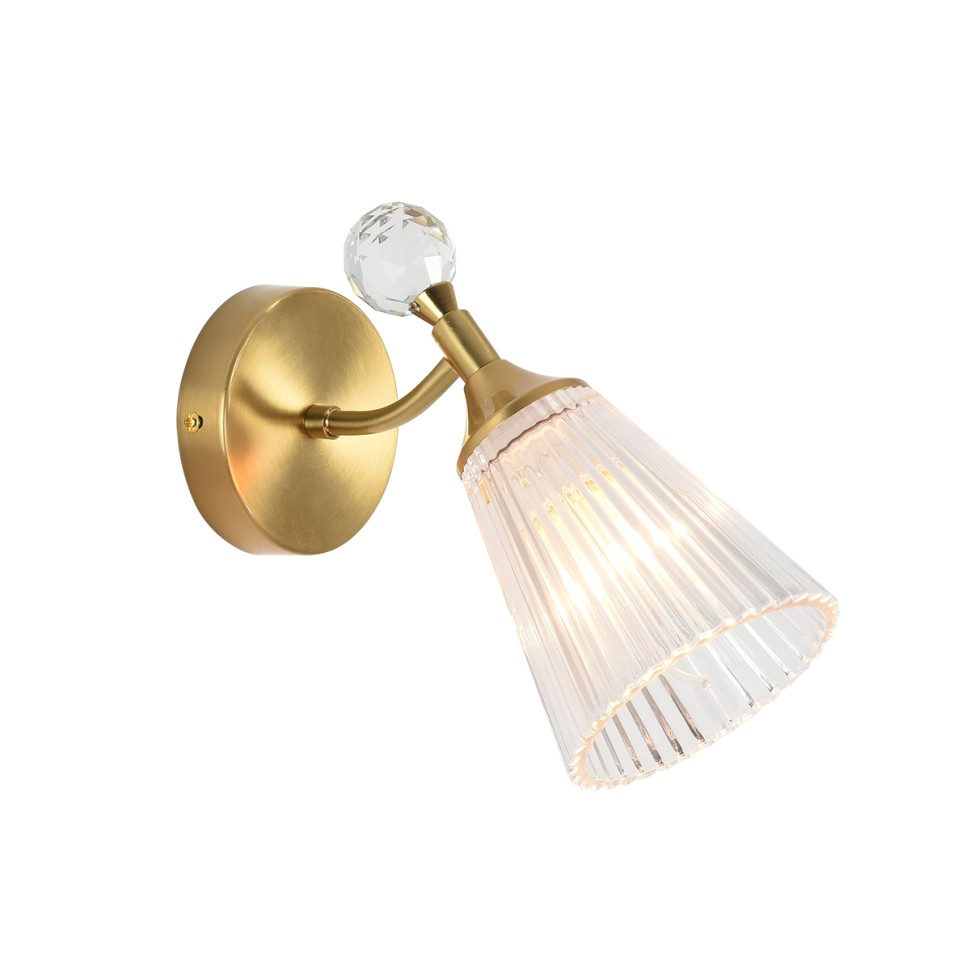 8046/1W LUMION Бра AURICA, латунь, стекло