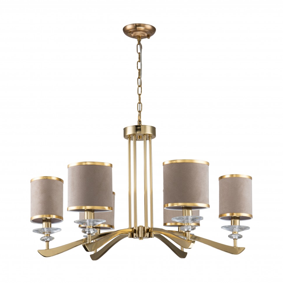 2689-6P FAVOURITE Rocca подвесная люстра Модерн 6хЕ14, 78см диаметр