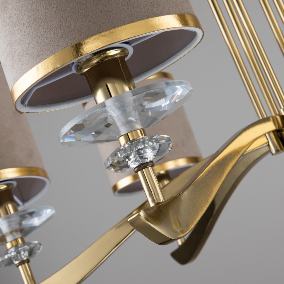 2689-6P FAVOURITE Rocca подвесная люстра Модерн 6хЕ14, 78см диаметр