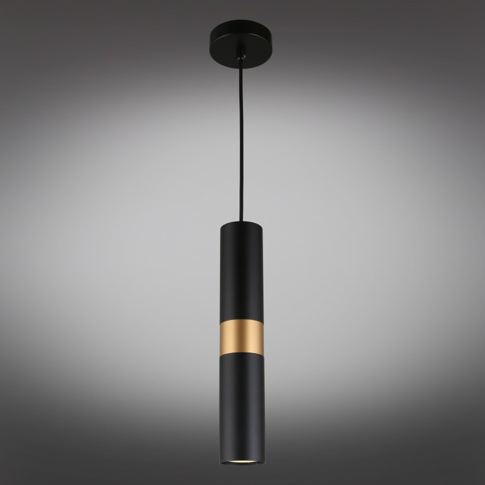 APL.607.06.01 APLOYT подвес Mireil, черный с золотом, GU10*1 в комплекте