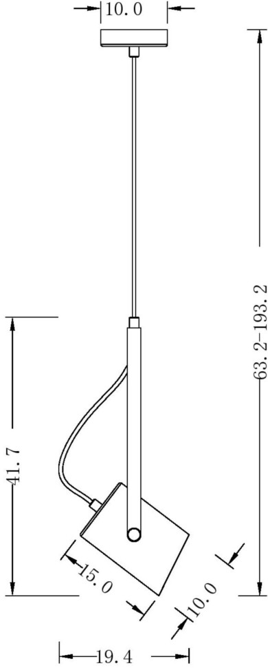 FR4004PL-01BBS FREYA подвес Elori, E27*1*25W