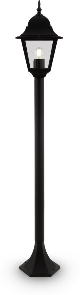 O003FL-01B Maytoni Abbey Road черный уличный столбик 116см, IP44, E27*1*60W