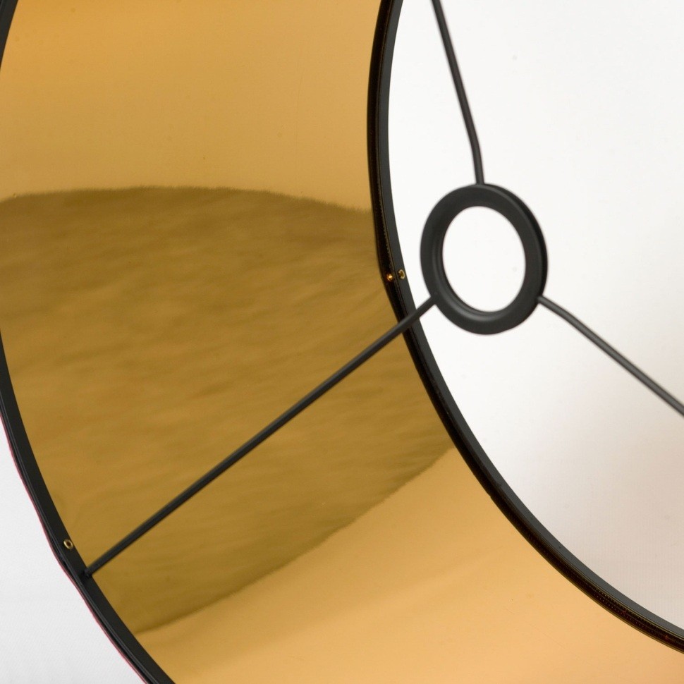 LSP-0668 LUSSOLE Levy торшер на треноге, красный абажур, черный