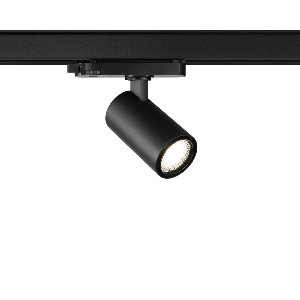 359562 NOVOTECH PORT черный трехфазный трековый светодиодный светильник HELIX, IP20, 15W, 3000K, EUROTRACK 220V, угол рассеивания 36 градусов