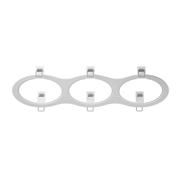 217936 Lightstar Рамка белая INTERO 111 TRIPLE ROUND