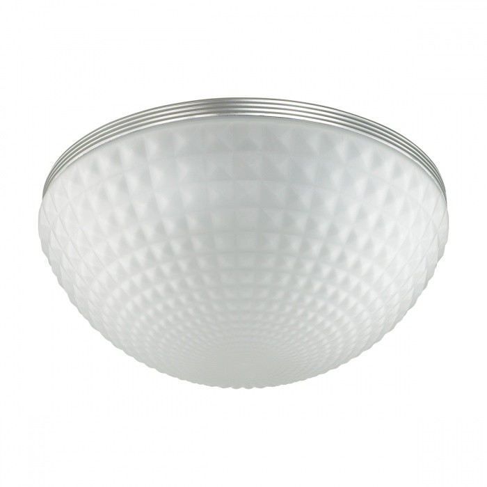 4937/4C Odeon Light Modern потолочный светильник MALAGA, 42см, Е14*4*40W, серебро