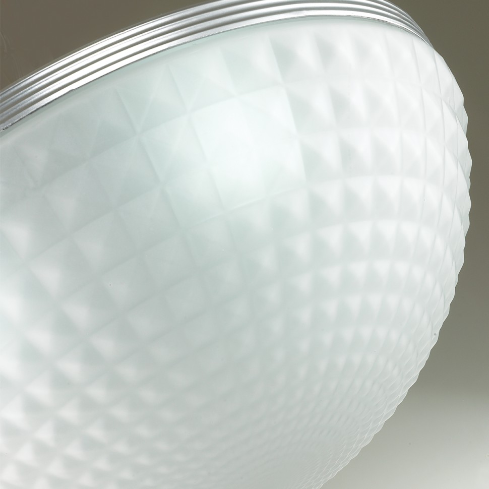 4937/4C Odeon Light Modern потолочный светильник MALAGA, 42см, Е14*4*40W, серебро