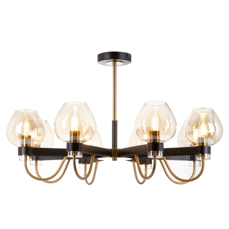 FR5028PL-08B FREYA потолочная люстра Tara, E14*8*40W