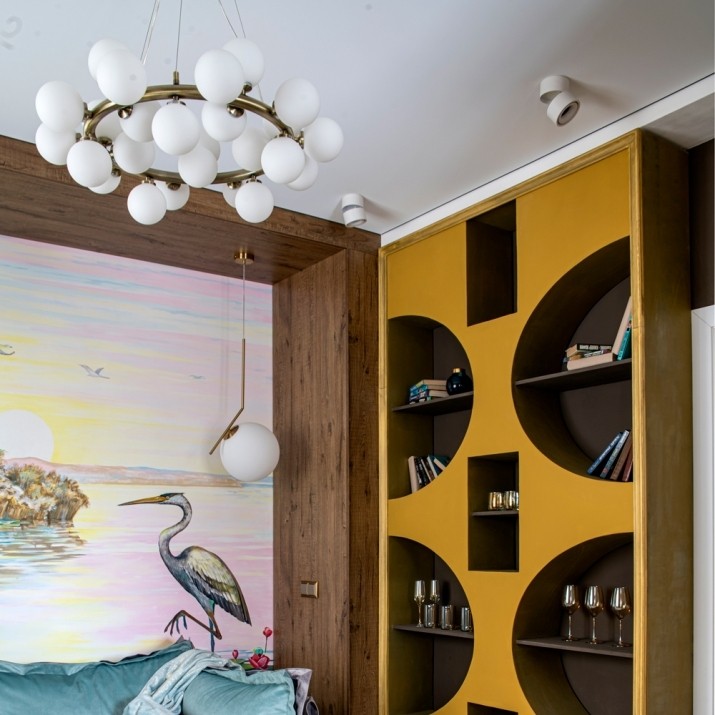 A3988SP-25AB ARTE LAMP подвесная люстра Bolla-Piccolo G9*25*25W, бронза, белый, диаметр 72см