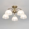 CL417153 CITILUX классическая потолочная люстра Франческа, E27*5*75W, бронза, 58см диаметр