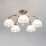 CL417153 CITILUX классическая потолочная люстра Франческа, E27*5*75W, бронза, 58см диаметр