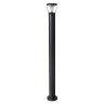 371072 NOVOTECH STREET черный ландшафтный светильник HAUT, IP54 GU10*1*12W, высота 1 метр