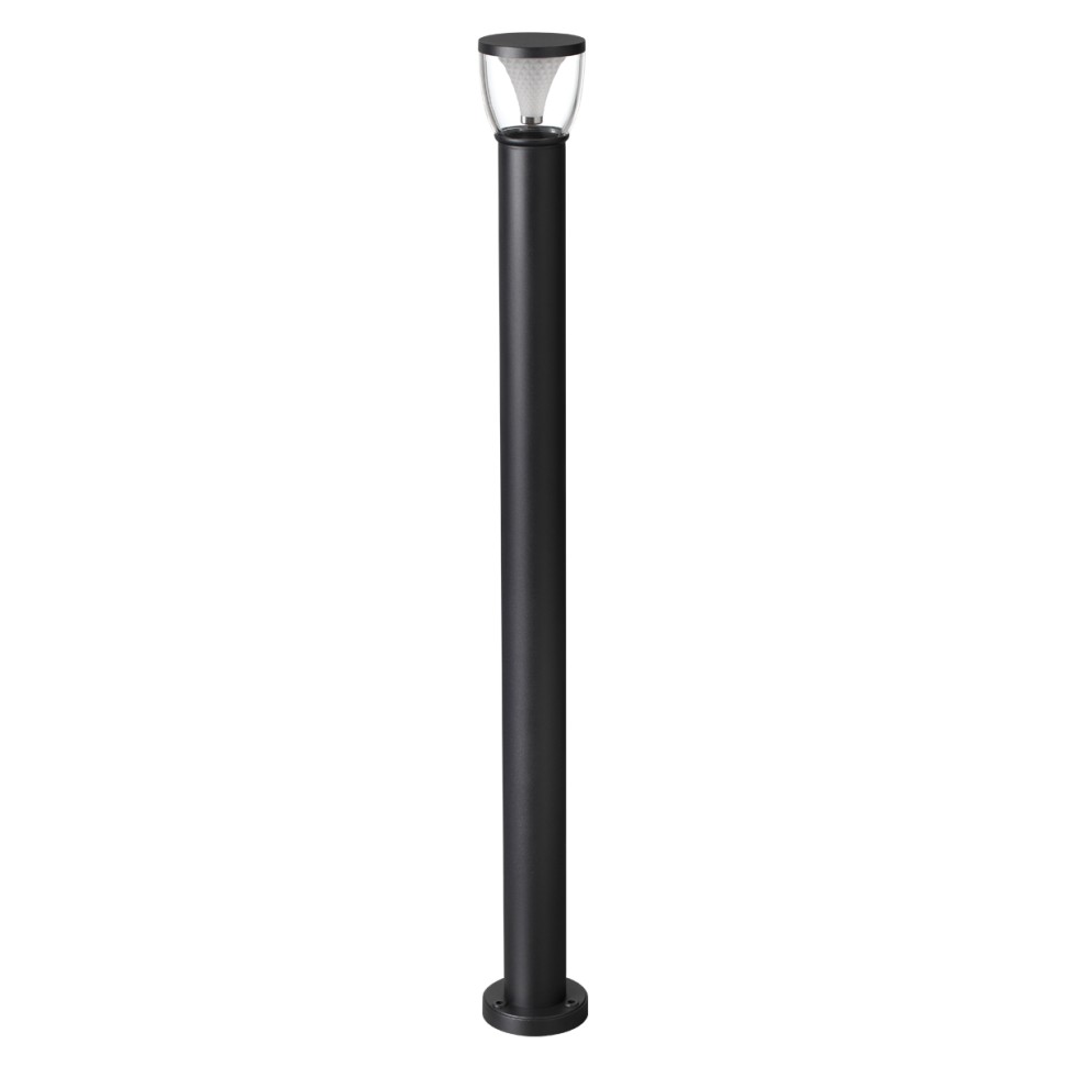 371072 NOVOTECH STREET черный ландшафтный светильник HAUT, IP54 GU10*1*12W, высота 1 метр