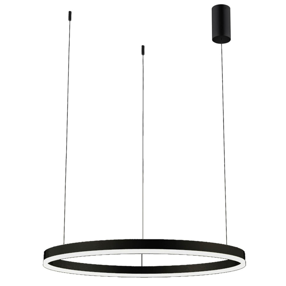 08214,19(4000K) Kink Light Тор Подвесной черный светодиодный светильник Кольцо 80см, 50W, 4000K
