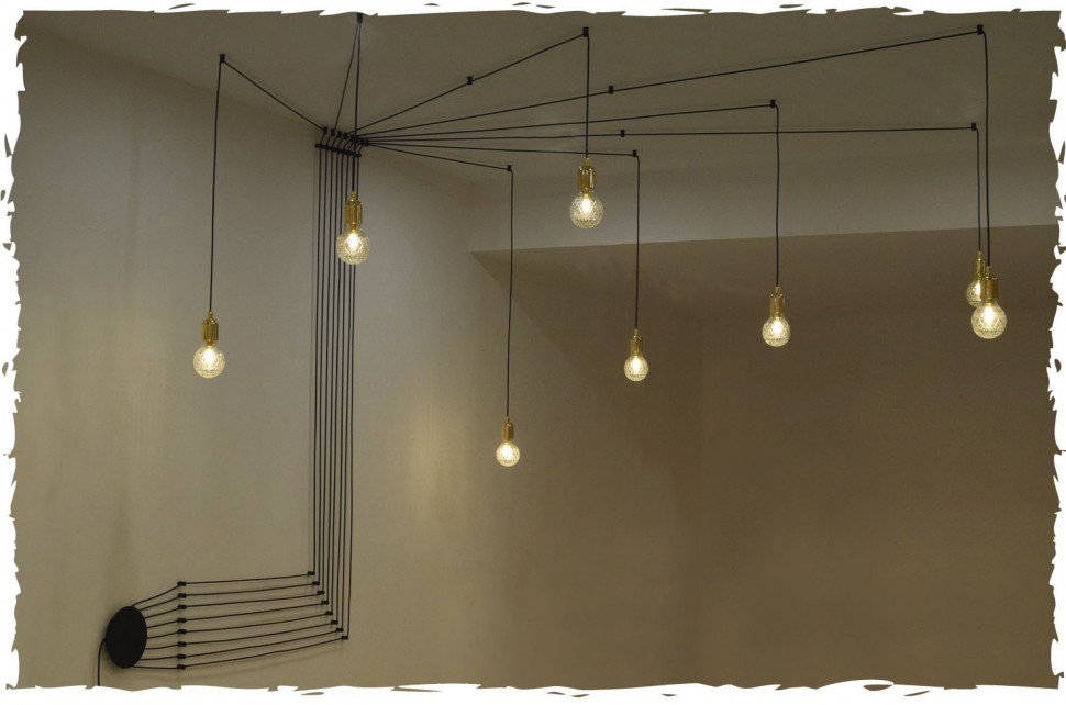 LSP-9554 Lussole Светильник черный паук