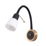 A7009AP-1BK Arte Lamp Бра Lettura на гибкой ножке, черный с бронзой