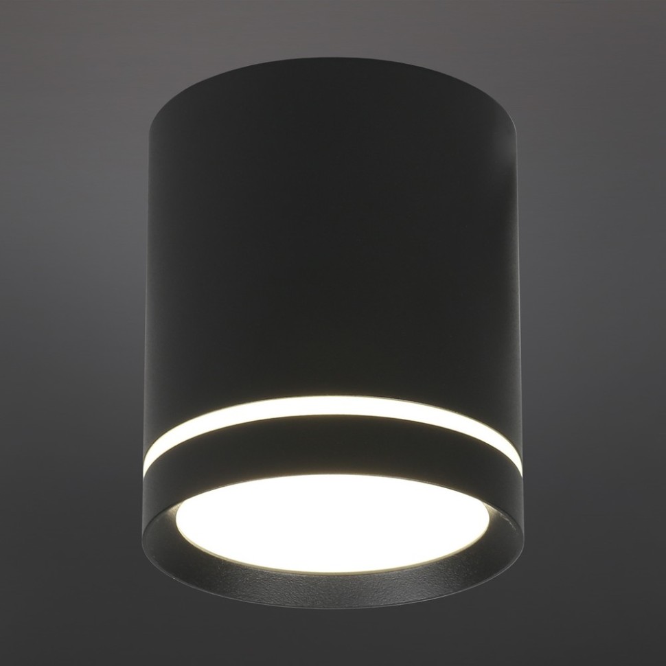 OML-102419-05 OMNILUX черный накладной светодиодный светильник Capurso, 5W, 4000K