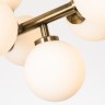 A3988SP-12AB ARTE LAMP потолочная люстра на штанге Bolla-Piccolo G9*12*25W, бронза, белый