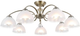 CL417173 CITILUX классическая потолочная люстра Франческа, E27*7*75W, бронза, 72см диаметр