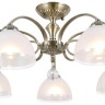 CL417173 CITILUX классическая потолочная люстра Франческа, E27*7*75W, бронза, 72см диаметр