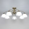 CL417173 CITILUX классическая потолочная люстра Франческа, E27*7*75W, бронза, 72см диаметр