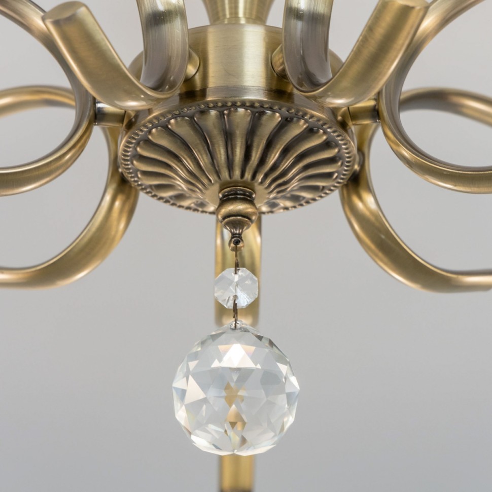 CL417173 CITILUX классическая потолочная люстра Франческа, E27*7*75W, бронза, 72см диаметр